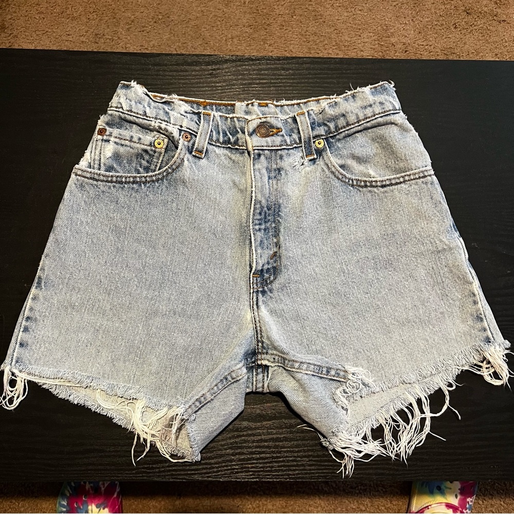 Levi Strauss 550 denim cutoff shorts